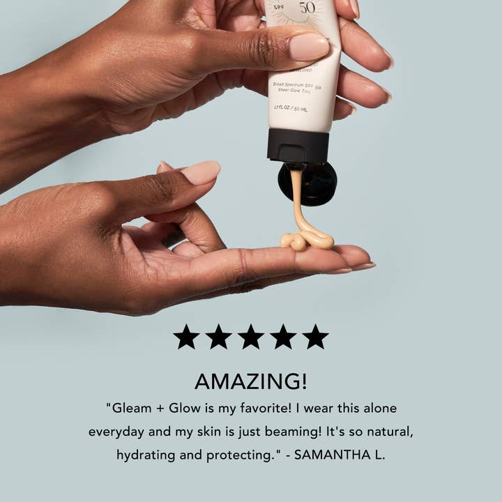 MDSolarSciences - Wholesale Sunscreen - Gleam + Glow SPF 50 Illuminating SPF Moisturizer