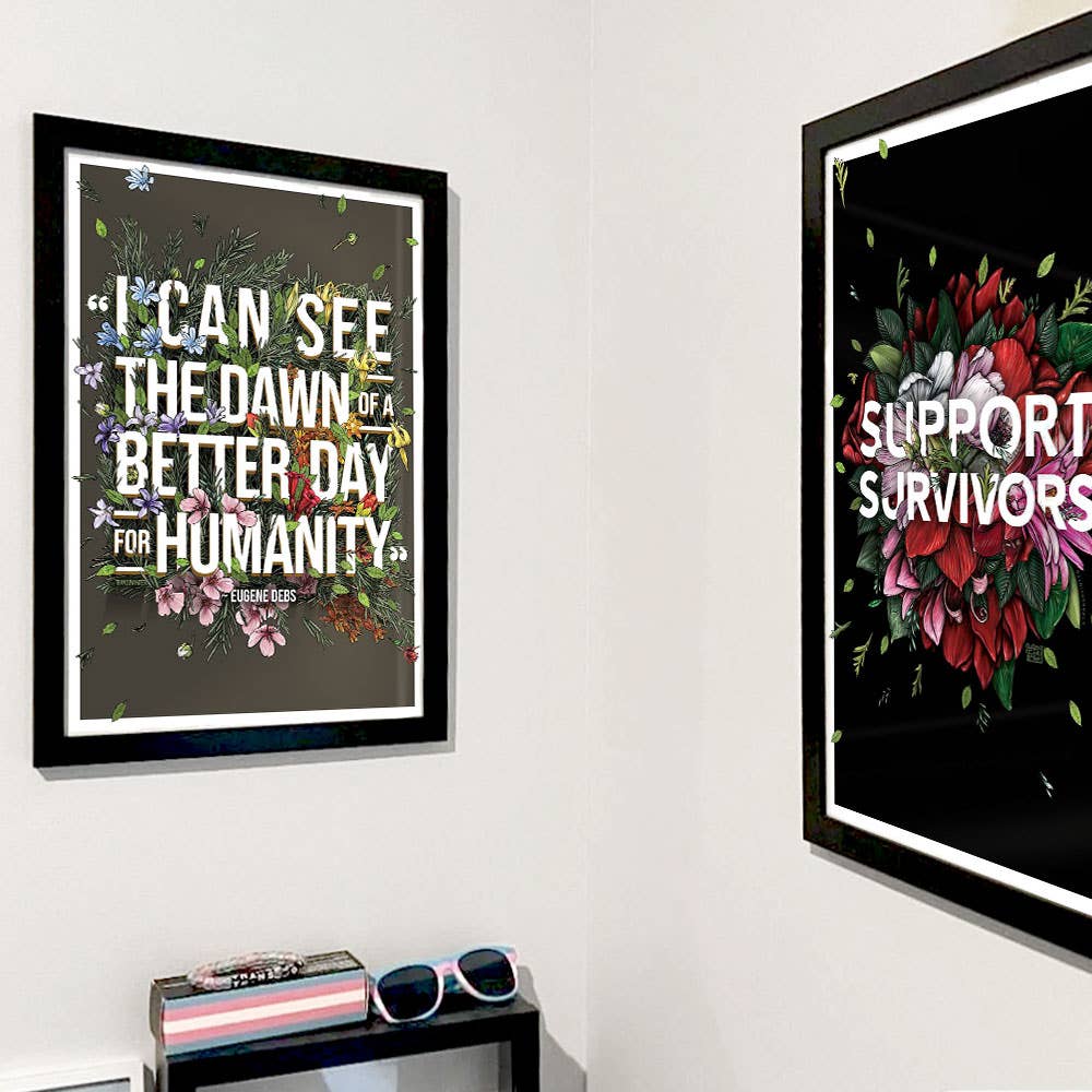 Transpainter - Wholesale Art Print - Support Survivors Poster | Sexual Assault Awareness Month 1