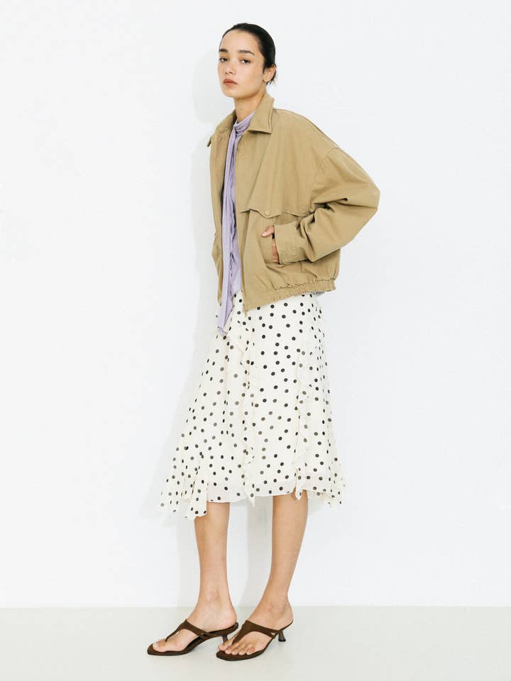 CUBIC – wholesale Jacket – Women's – 100% Cotton Mouldable Collar Casual Jacket8