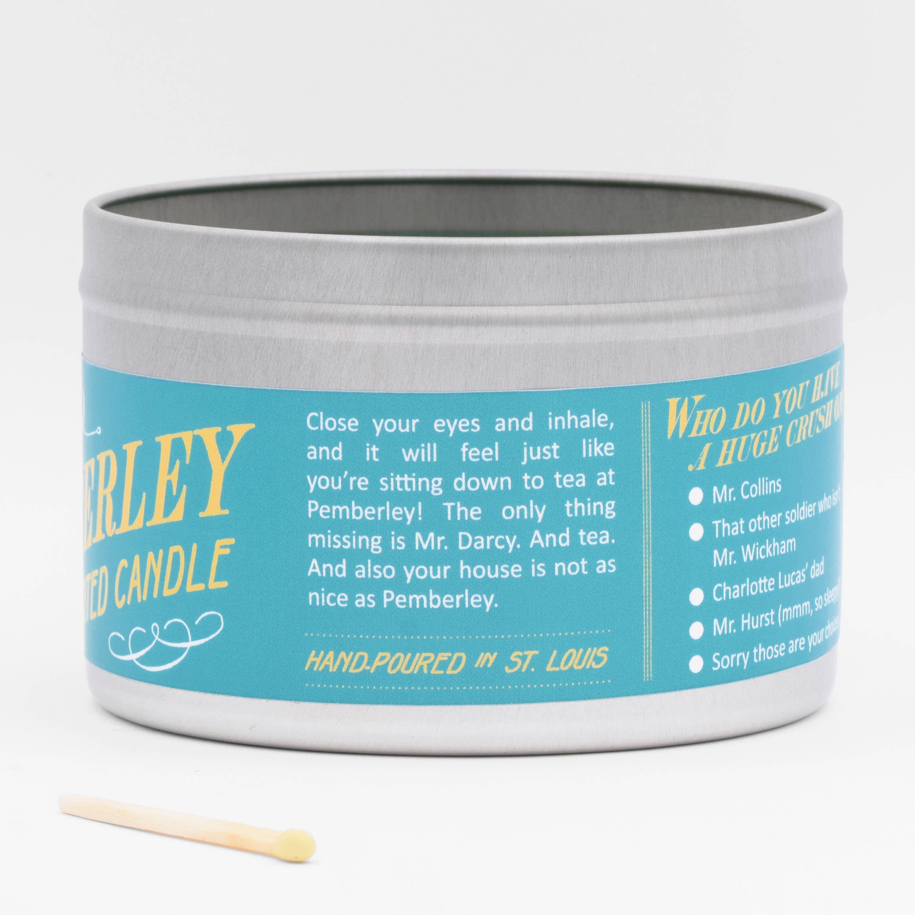 JD and Kate Industries - Wholesale Novelty Candle - Pemberley Scented Candle5