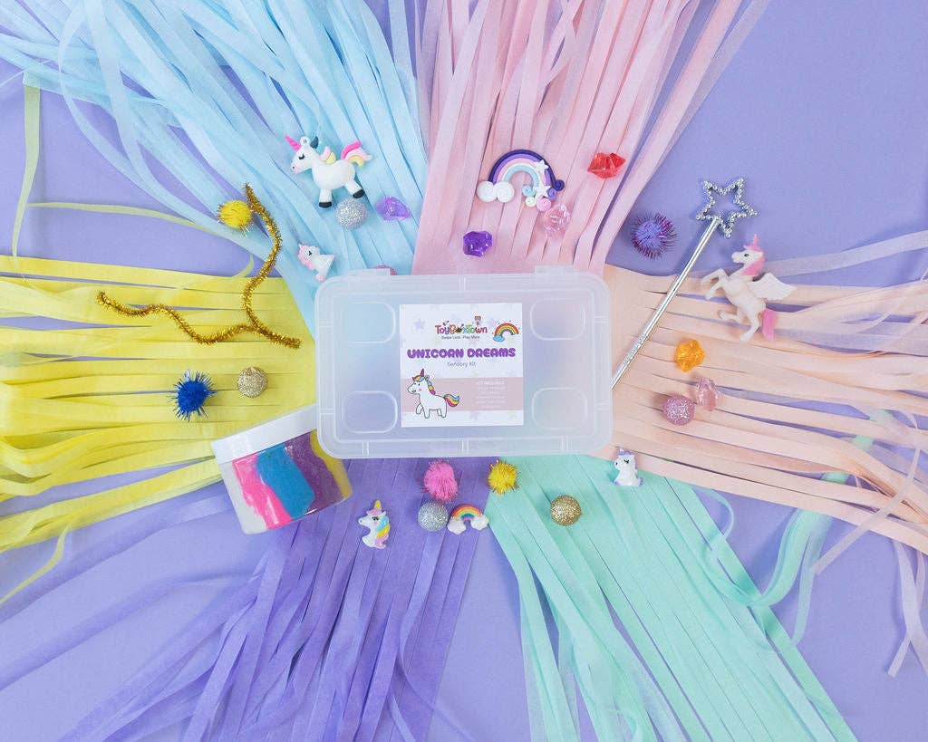 ToyBoxTown - Wholesale Toy Set - Kids - Unicorn Dreams Mini Sensory Kit  Sensory Play, Cognitive Development and Fine Motor Skills, Tactile Activities for On The Go, Sensory Toys for Preschoolers and Kids Ages 4, 5, 6, 7, 83