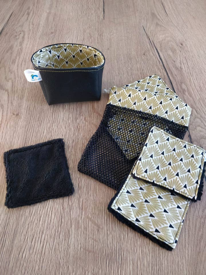 Deluxe svart guld skalor Pack för wholesale av Coud deux fils