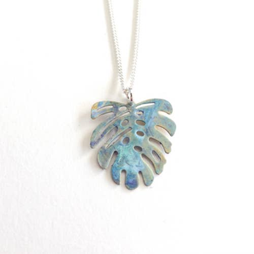 Jungle Gardens Collier patine pour la vente par ssd jewelry