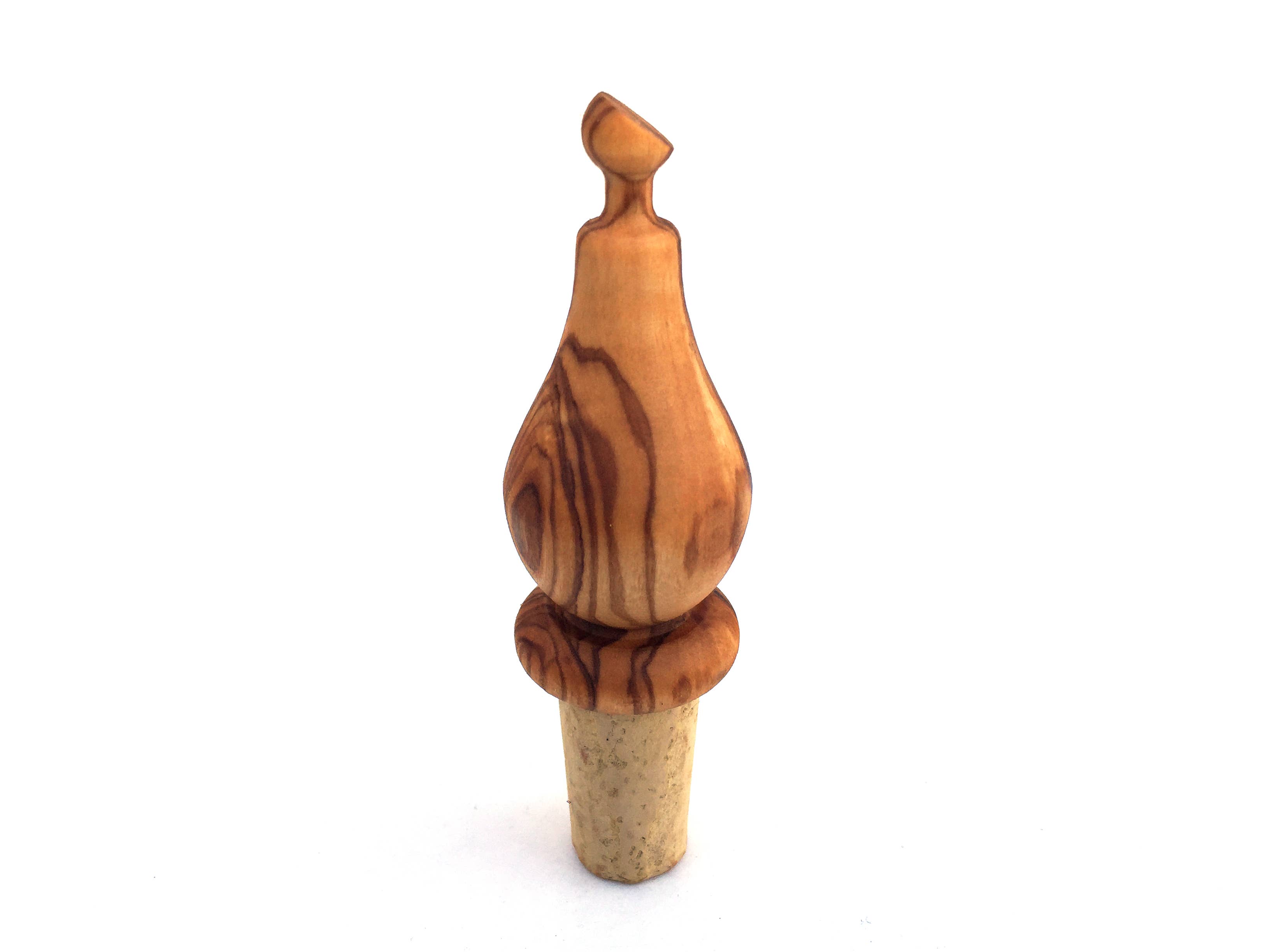 medina mood - Wholesale Wine Stopper - Handmade olive wood bottle stopper0