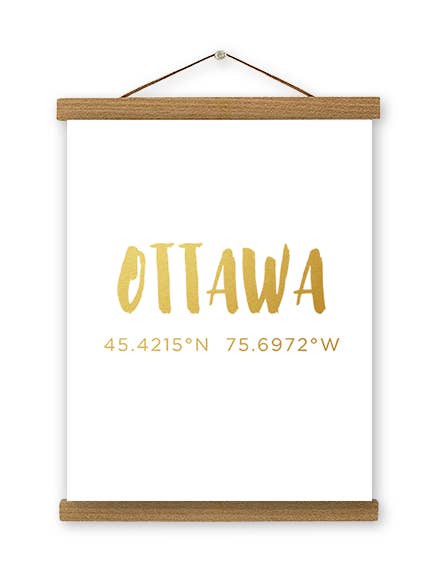 Ottawa Koordinater Konstaffisch för wholesale av IMPAPER