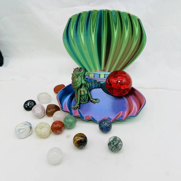 Conjunto Decorativo de Sereia Impresso em 3D | Decoração de Exposição Fantástica por atacado de Crystal Deal· Wholesale