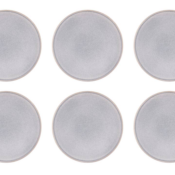 Prato PEDRA Ø27.5cm - 6 peças - Cinza Lua por atacado de Björn