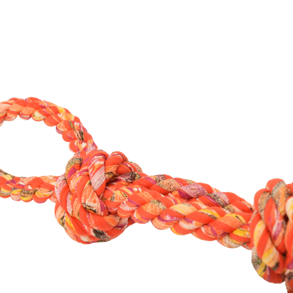 Shreds + rerope - Vendita all'ingrosso Giocattolo di corda - Cani - ReRope - Giocattolo per cani ad anello riciclato, 3 misure (assortimento da 10 pezzi)2