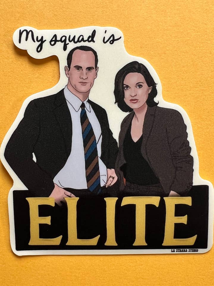 Autocollant Benson et Stabler de l'USV Law & Order pour la vente par La Strana Studio