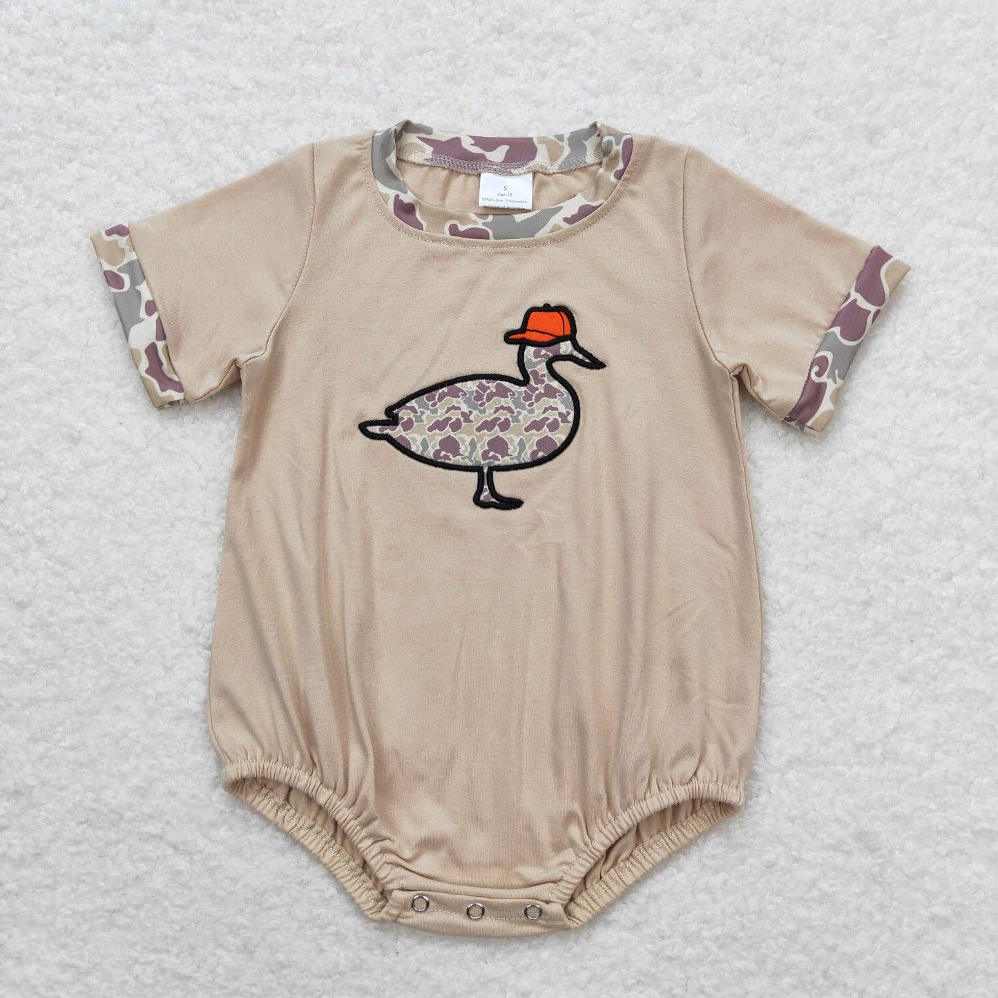 Aier Wholesale - Wholesale Bodysuit (Non-Footed) - Baby - Sibling Baby Infant Boys Hunting Comouflage Duck Short Sleeve Rompers3