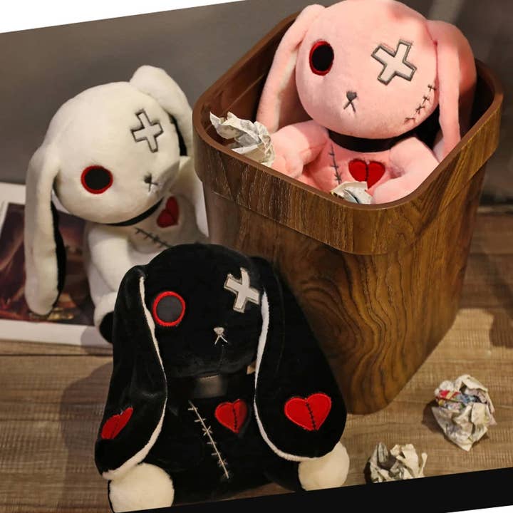 Rock Style Bunny In Bulk Plush Kids Toy for wholesale by Buddha Yoga