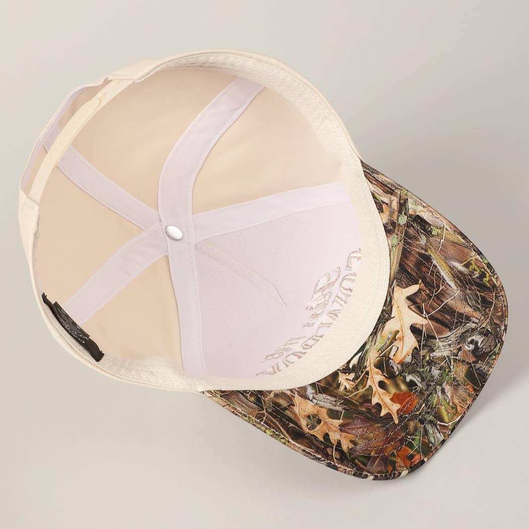 Fashion City - Wholesale Baseball Cap - Unisex - Kiss Me Cowboy Embroidery Two-Tone Cap4