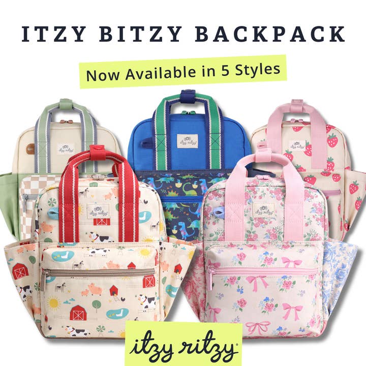 *NEW OPTIONS* Itzy Bitzy Backpack for wholesale by Itzy Ritzy