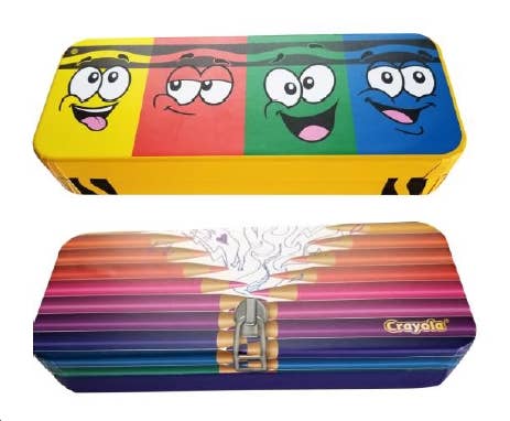 Tin Box Company - Wholesale Pencil Holder - Crayola Marker/Pencil Holder Tin0