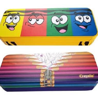 Tin Box Company - Wholesale Pencil Holder - Crayola Marker/Pencil Holder Tin0