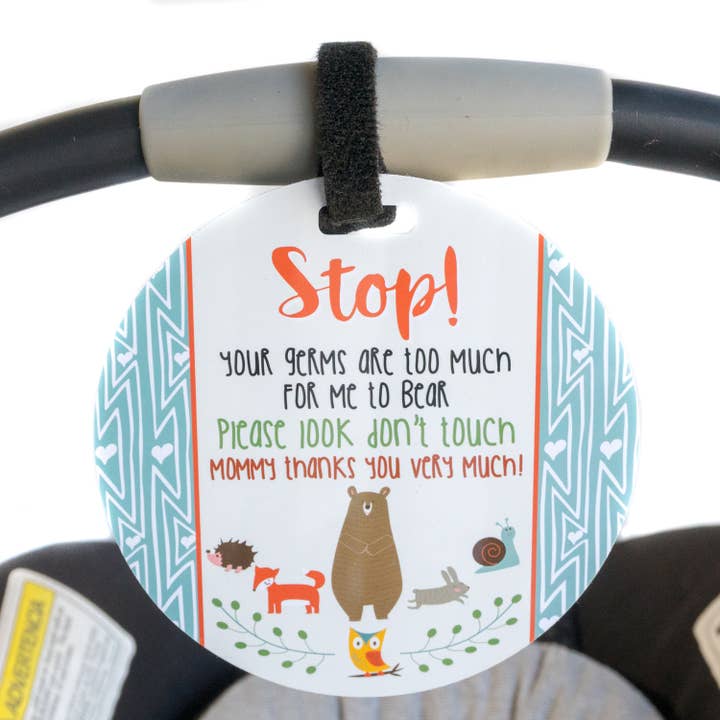 Three Little Tots - Wholesale Car Seat Cover - Kids & Baby - Woodlands No Touching Baby Car Seat and StrollerTag3