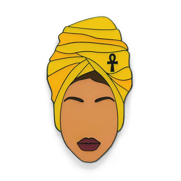 Ms. Badu Lapel Pin for wholesale by Makin' It Hers
