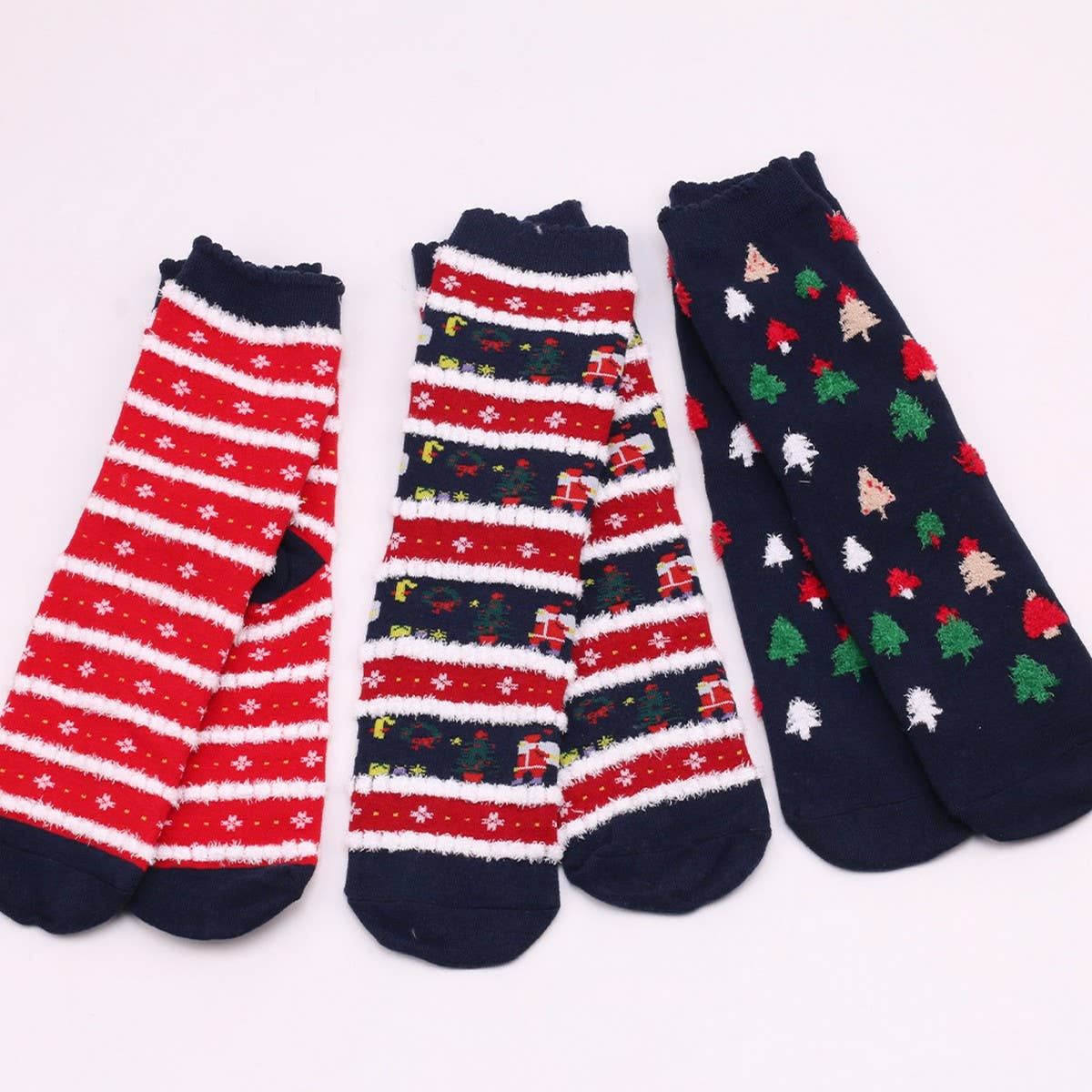 NINEXIS - Wholesale Socks - Women's - CWMS02687_CHRISTMAS WOMEN KNEE HIGH HOLIDAY SOCKS8