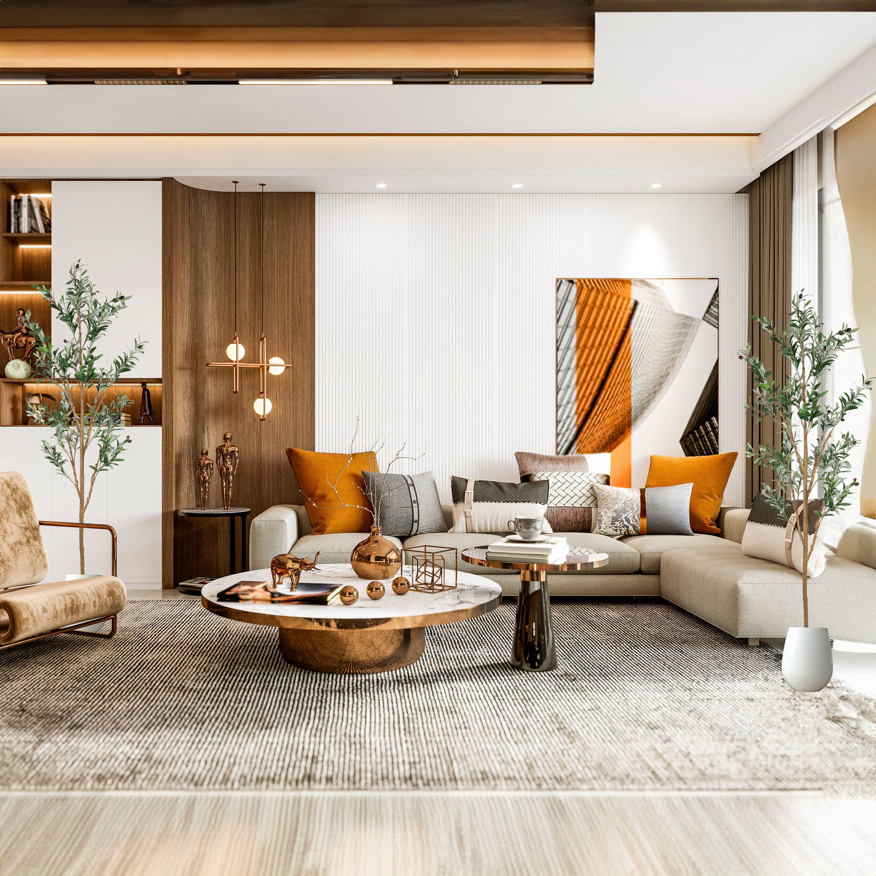 Sunnydaze Decor - Wholesale Artificial Plant - Artificial Olive Tree with Silk Leaves - 7 ft - Set of 29