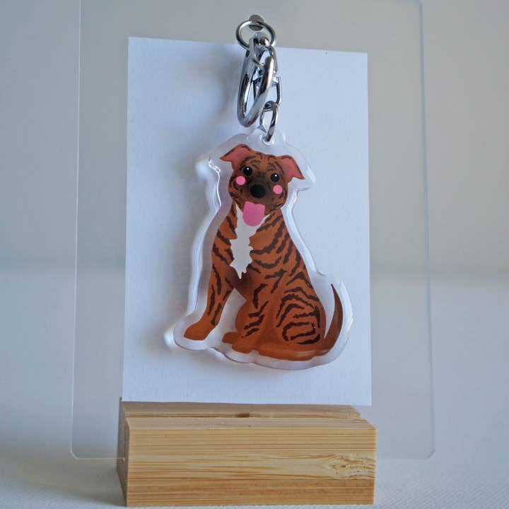 kiwi & WILLOW - Wholesale Keychain - Unisex - Pitbull Epoxy Keychain14