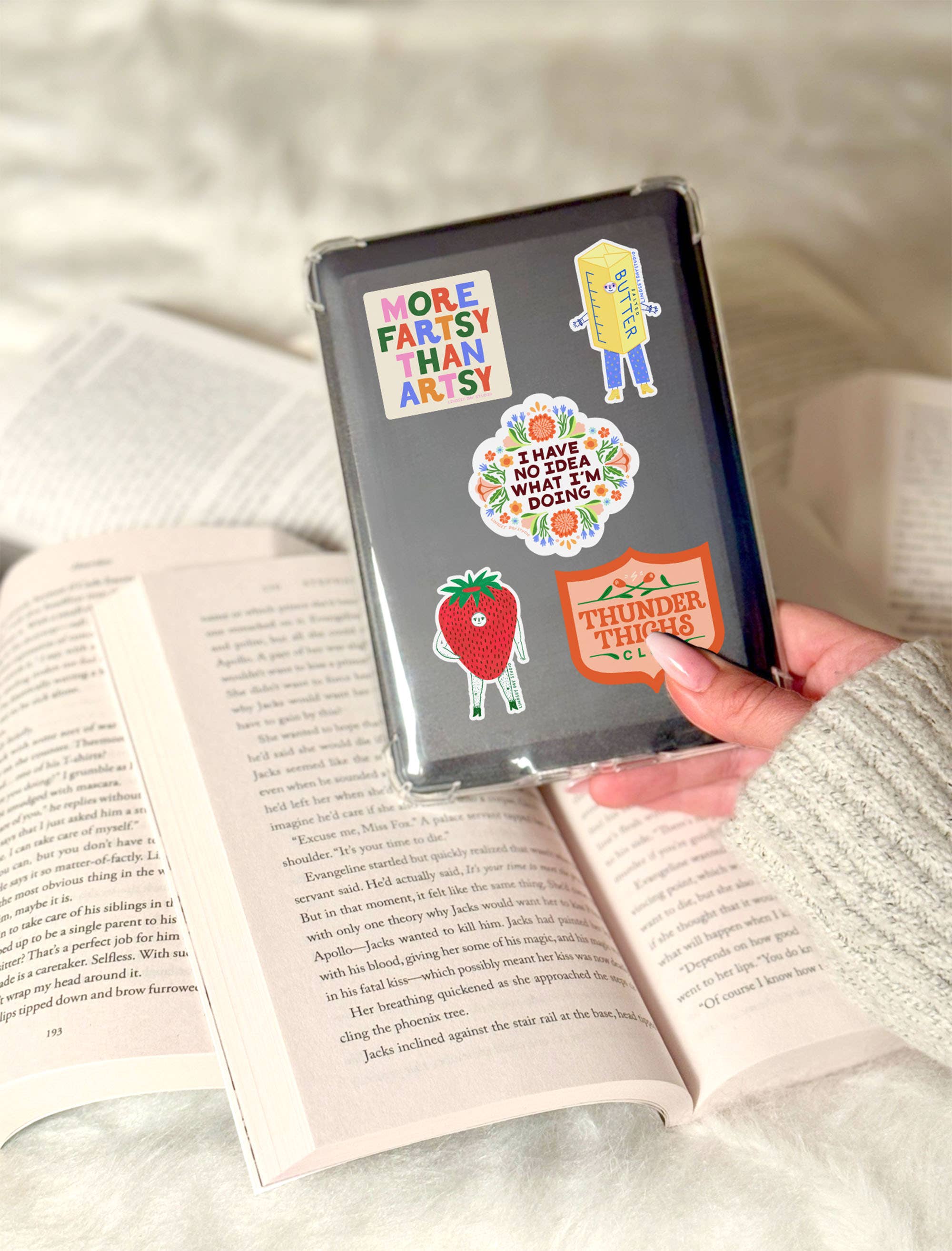 Lindsey Day Studio - Wholesale Sticker - Butter Barb Sticker, Funny Sticker, Food Sticker3