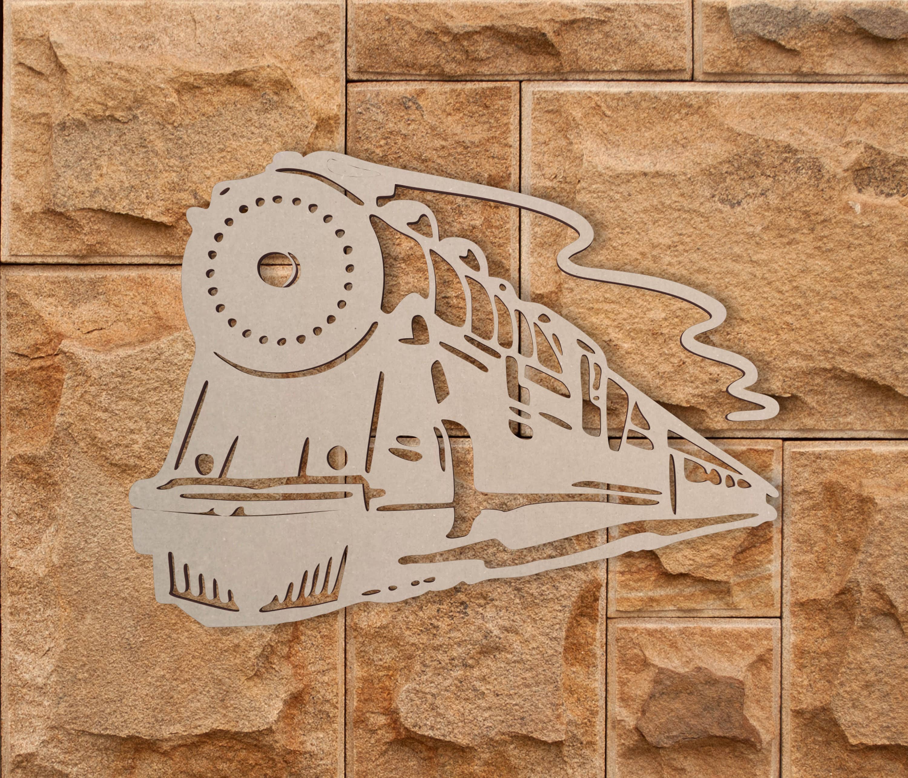 Jess and Jessica - Venta al por mayor Recortables - Tren Polar Express vintage con forma de madera, recorte de madera6