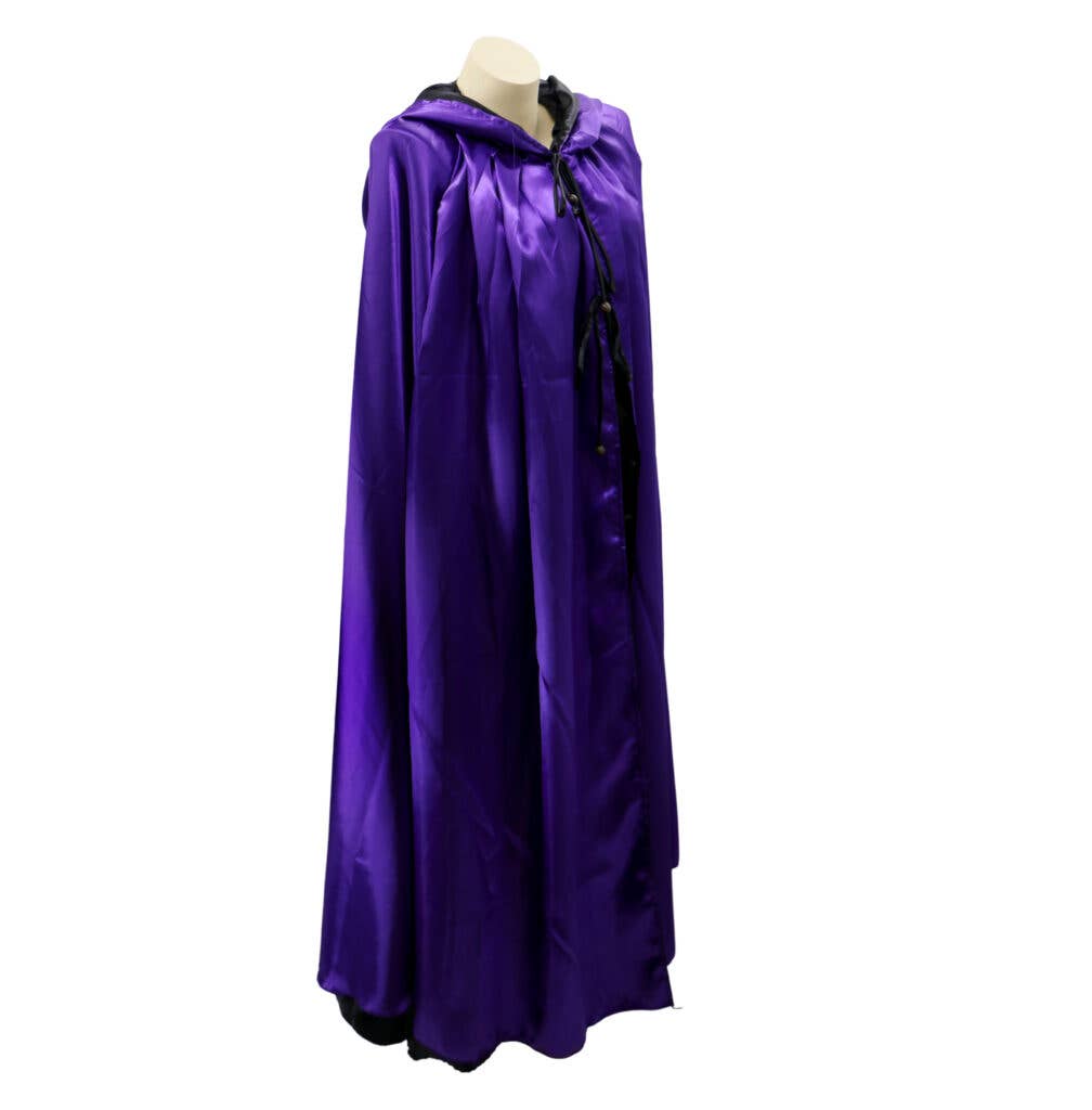 Western Fashion - Wholesale Cape - Women's - 8492 - Reversible Cape / Cloak with hood, Satin,36
