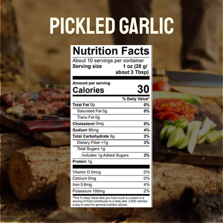 Foster's Pickled Products - Wholesale Pickled Vegetables - Foster's Pickled Garlic  - 16oz (6 pack)2