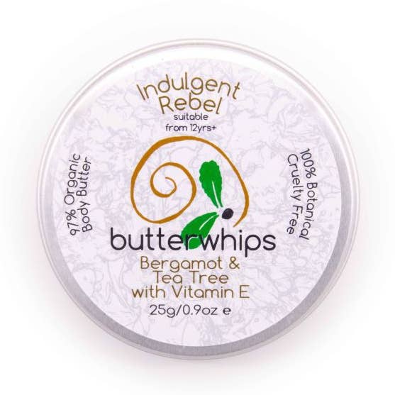 Indulgent Rebel - Organic Whipped Shea Body Butter 25g for wholesale by Butterwhips Ltd