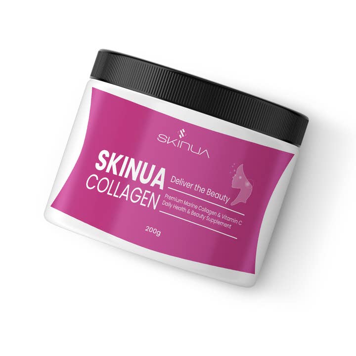 Wonderstripes - Wholesale Powdered Health Drink - Hydrolyzed Fish Collagen Peptides Powder with Vitamin C, by SKINUA - 200 g