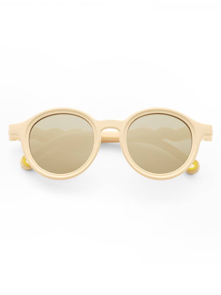 Óculos de Sol Oval para Criança Desert Sand 1-3Y por atacado de Olivio & Co