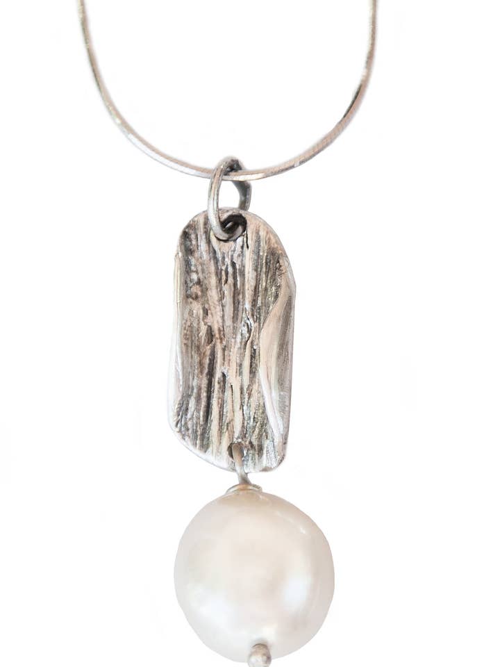 Oxidized Bark Necklace for wholesale by Negar Shams