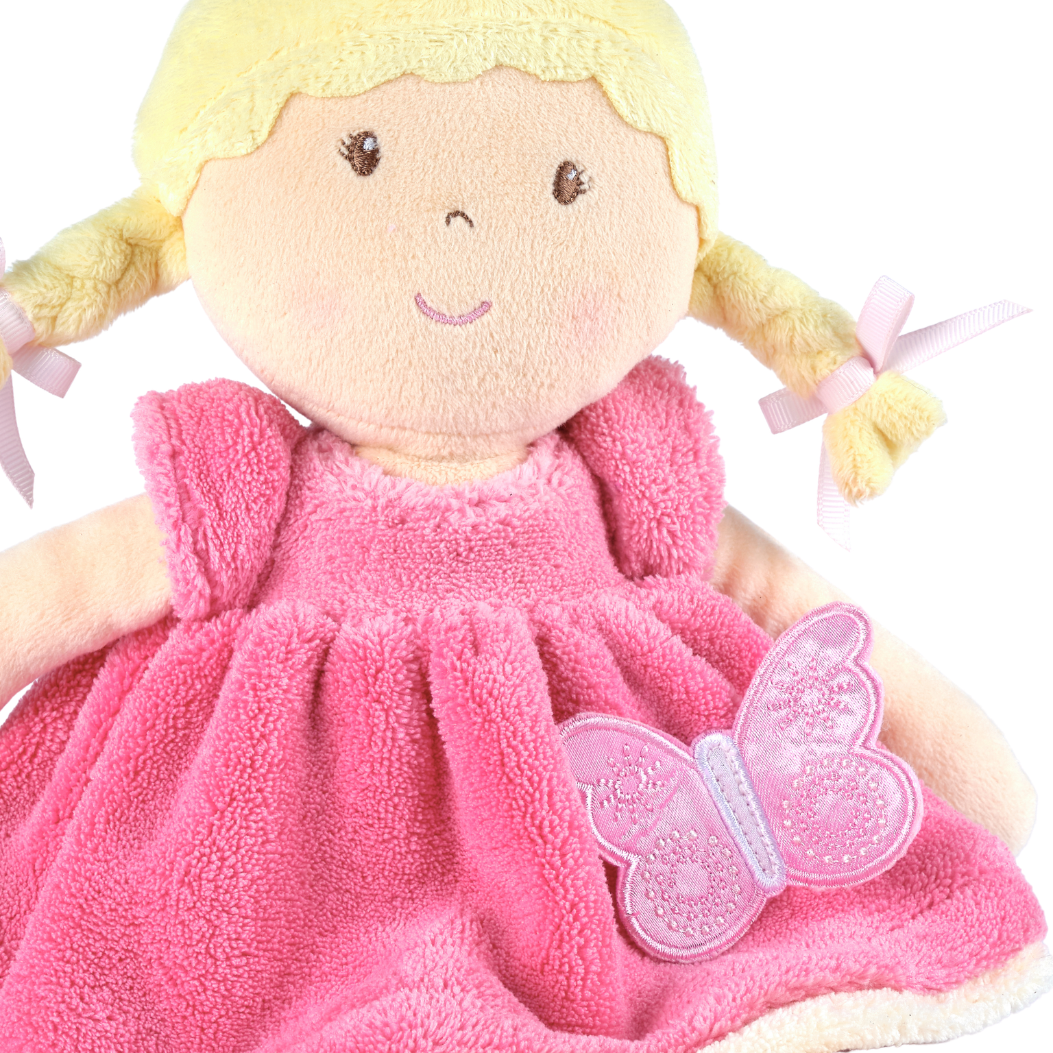Tikiri Toys LLC - Wholesale Doll - Kids - Ria Blonde Hair with Pink and White Dress6