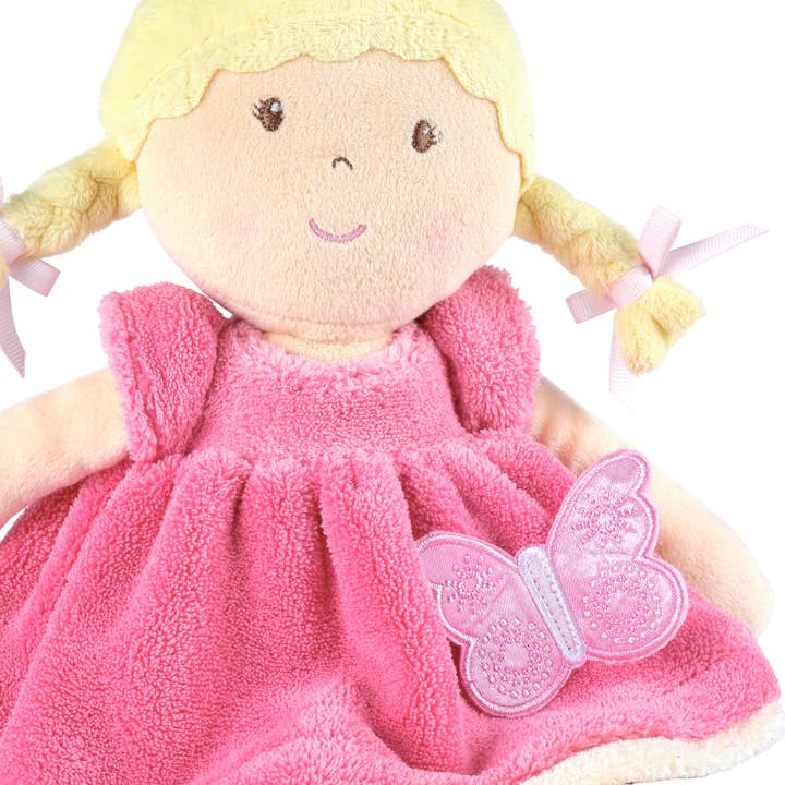 Tikiri Toys LLC - Wholesale Doll - Kids - Ria Blonde Hair with Pink and White Dress6