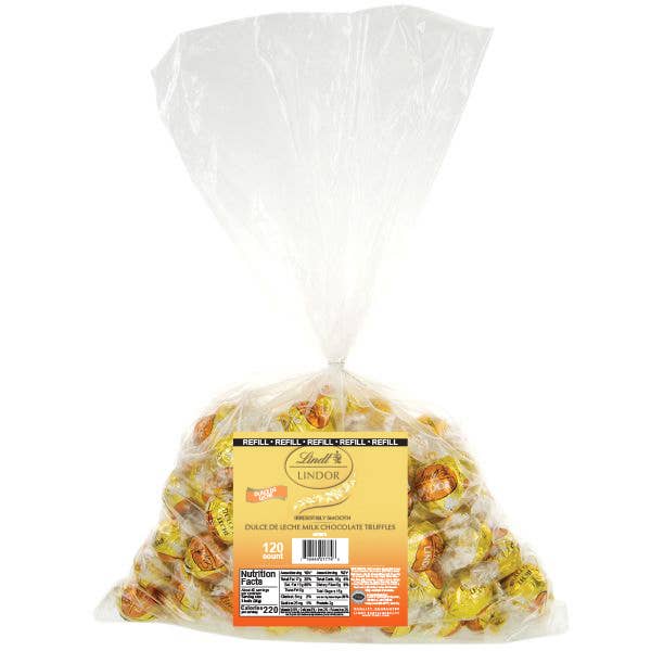 Lindt Lindor Dulce de Leche Truffles Refill Bag for wholesale by Kelli's