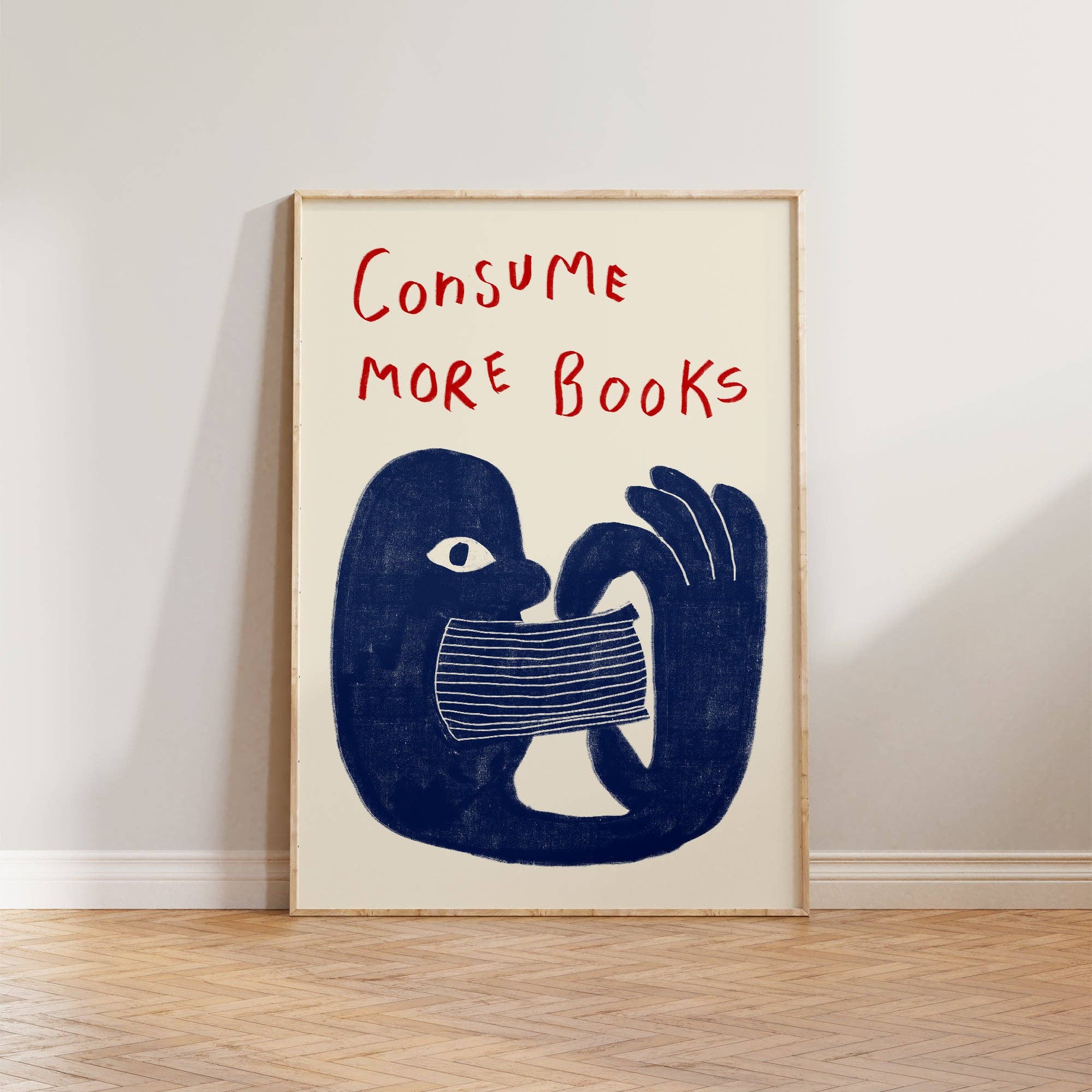 Lune Club - Vente Affiche d'art - Consommez plus de livres imprimés1