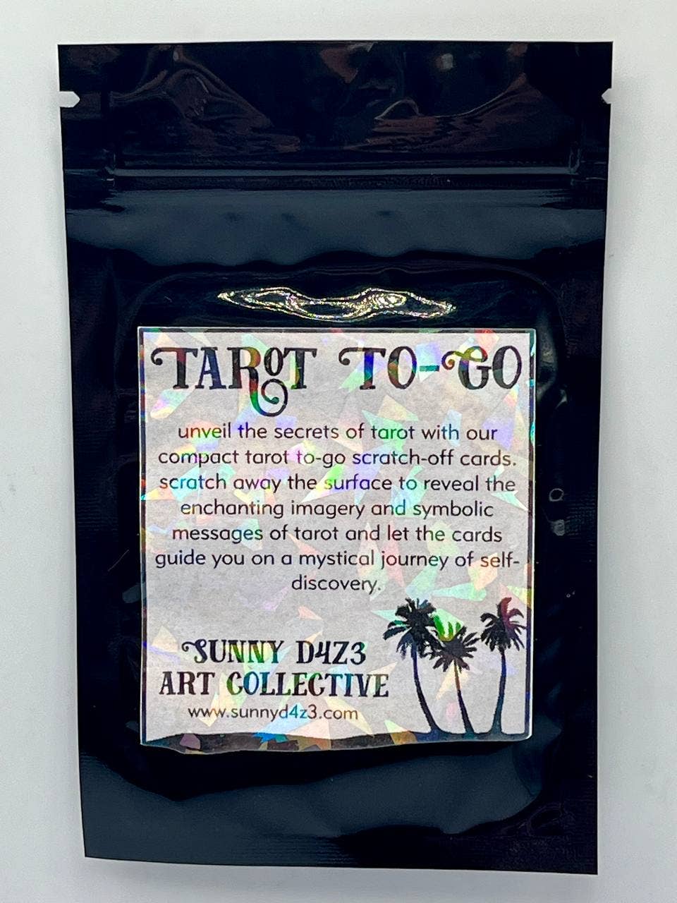 sunny d4z3 art collective - Wholesale Tarot Cards - scratchers- tarot to go white scratch off - 3 card pack - SMITH3