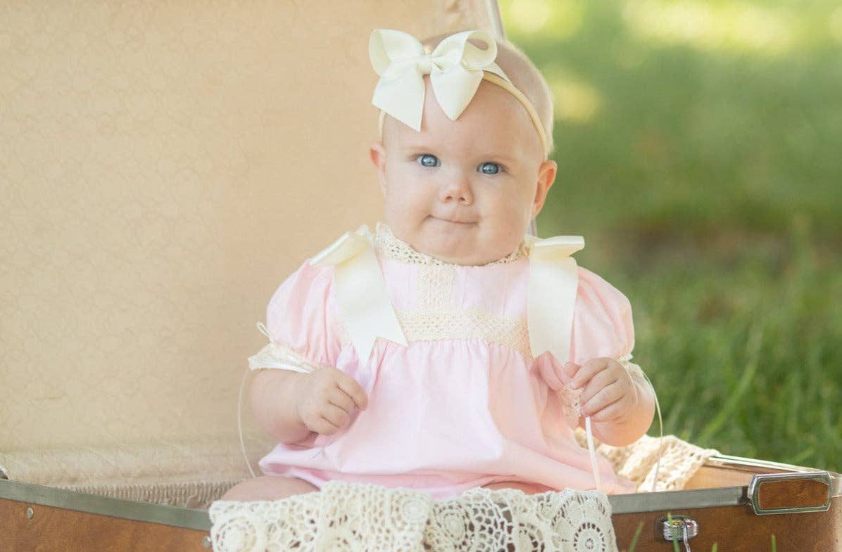 Posh Pickle - Wholesale Bodysuit (Non-Footed) - Baby - Bristol Pink Heirloom Bubble4