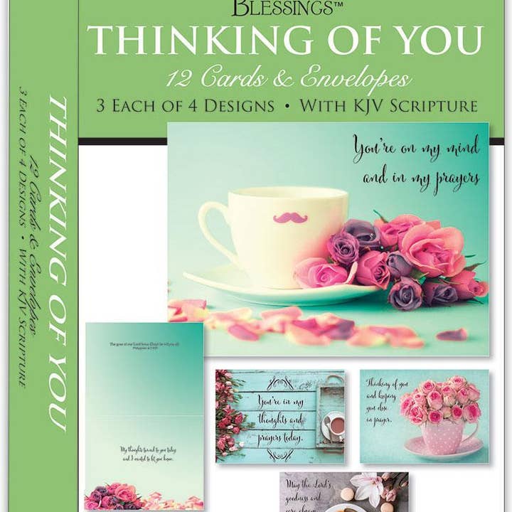Crown Point Graphics - Wholesale Thinking of You Card - Thinking of You - Gentle Thoughts - Assorted Boxed Cards