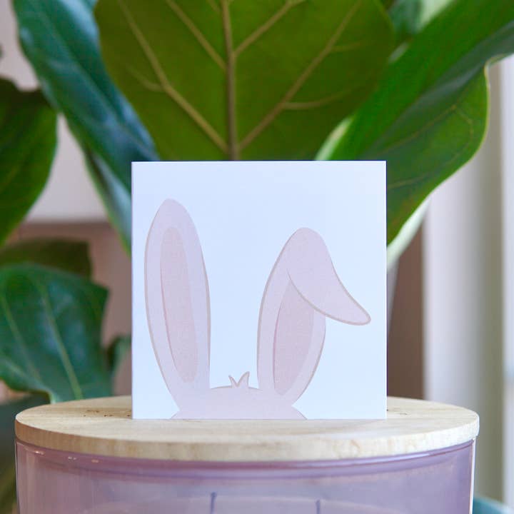 Cartão de Saudação Orelhas Páscoa por atacado de The Forgetful Collective