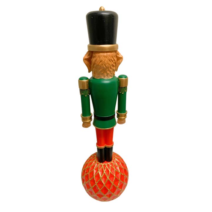 David Christopher's Collection - Wholesale Holiday Nutcracker - Golden Retriever Nutcracker Resin Christmas Décor 16"