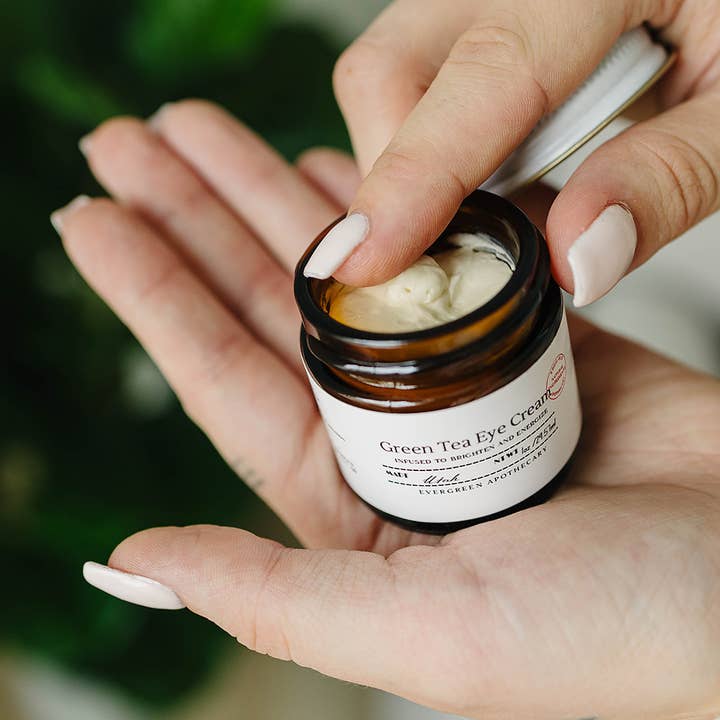 Evergreen Apothecary - Wholesale Eye Cream/Gel - Tallow Green Tea Under Eye Cream3