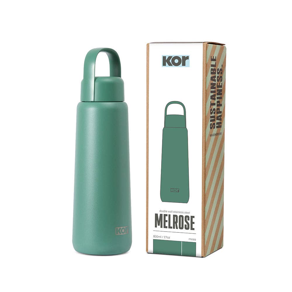 Kor Water, Inc. - Vente Bouteilles d'eau - Melrose - Bouteille en acier inoxydable à double paroi de 27 oz (800 ml)17