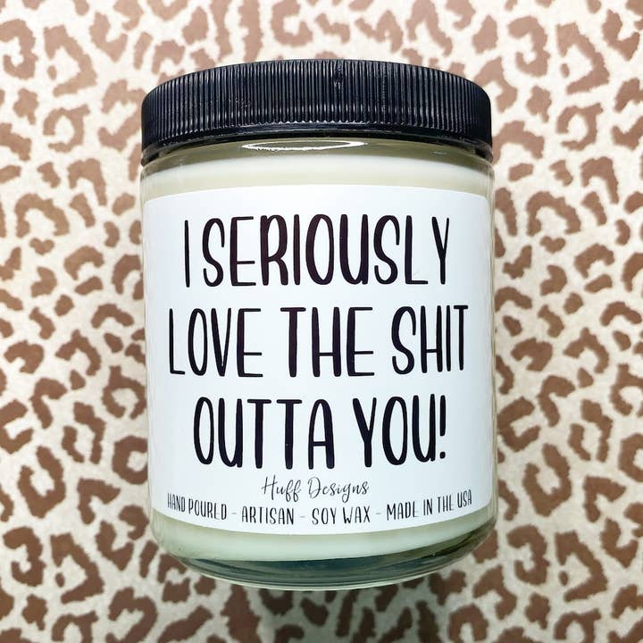 Cadeau amusant, cadeau pour meilleur ami, bougie amusante, joyeux anniversaire pour la vente par Huff Designs Candle Co