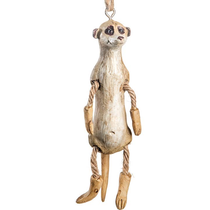 Bac 089 Meerkat Ornament for wholesale by J Devlin Glass Art & Bert Anderson Collection