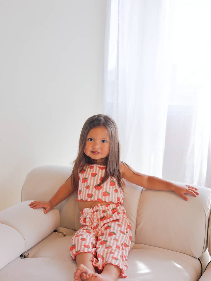 Celebrate Your Tribe - Wholesale Top & Pant Set - Kids - Berry Patch Tank Set3
