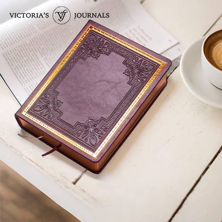 Victoria's Journals - Wholesale Journal/Diary - Victoria's Journals Antique Style Diary Hard Cover Burgundy8