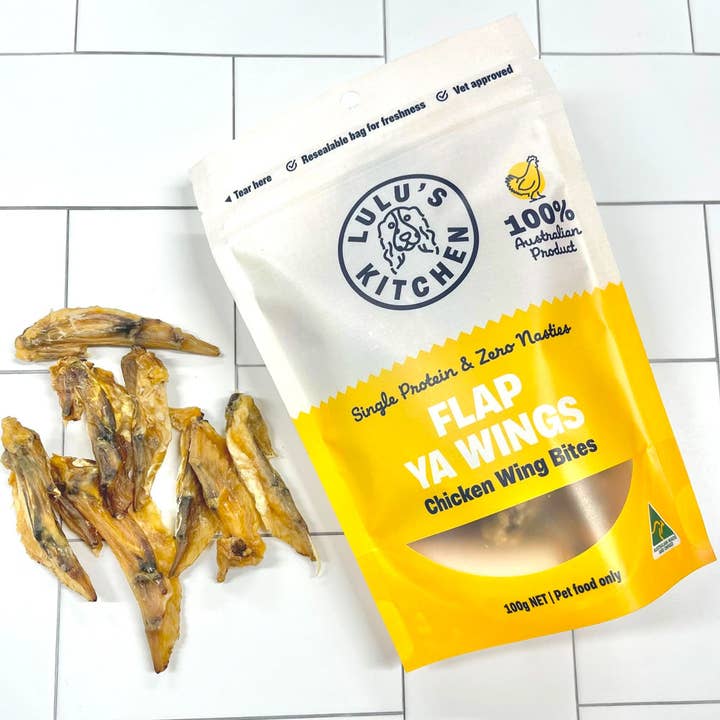 Rover Pet Products - Wholesale Pet treats – Dog - Flap Ya Wings - Chicken Wing Bites