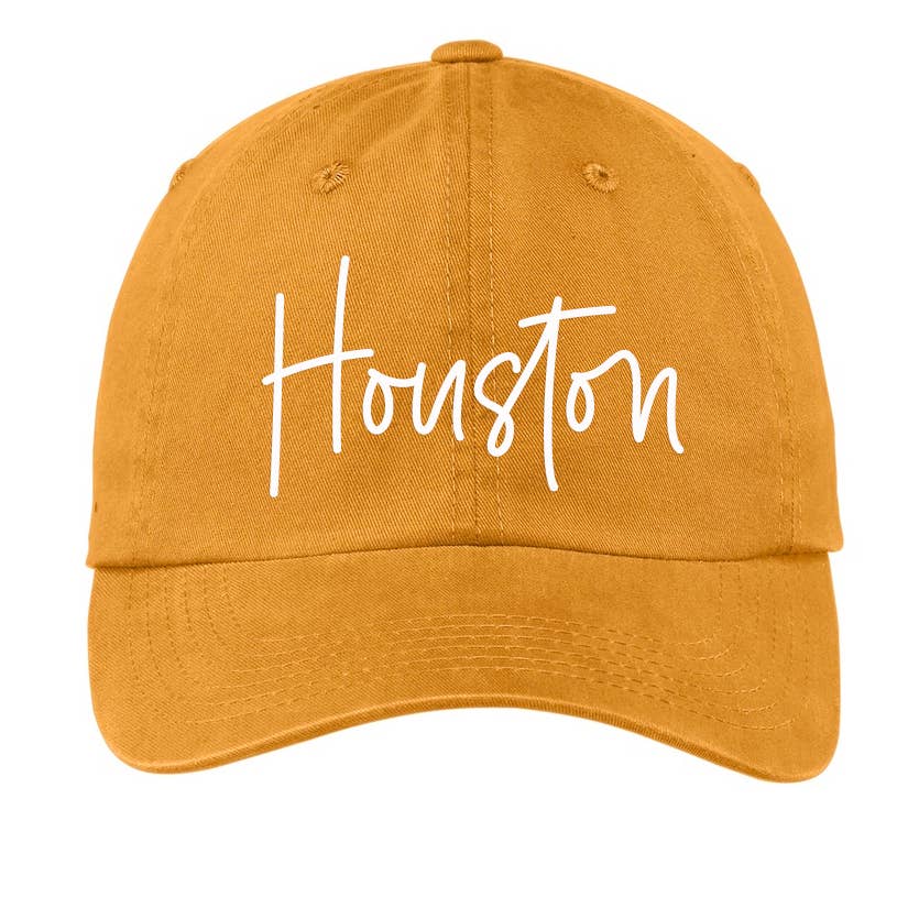 Frankie Jean - Wholesale Baseball Cap - Unisex - Houston Cursive Baseball Cap V12