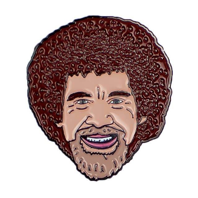Unemployed Philosophers Guild - Wholesale Lapel Pin/Button - Bob Ross & Tree Pins4